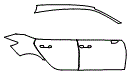 2024 Honda Civic Type R Door and Rear Fender Kit - PPF