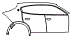 2025 Maserati Grecale Folgore Door and Rear Fender Kit - PPF