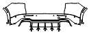 2023 Maserati Grecale Modena Rear Bumper Kit - PPF