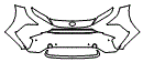 2023 Toyota bZ4X Limited Bumper Kit - PPF