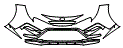 2024 Toyota Corolla Sedan Hybrid Nightshade Bumper Kit - PPF