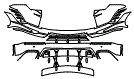 2023 Lamborghini Urus Rear Bumper Kit - PPF