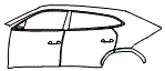 2023 Lamborghini Urus Door and Rear Fender Kit - PPF