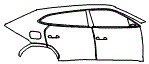 2024 Lamborghini Urus Door and Rear Fender Kit - PPF