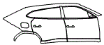 2024 Lamborghini Urus Door and Rear Fender Kit - PPF