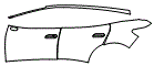 2024 Volkswagen ID.4 Standard Door and Rear Fender Kit - PPF