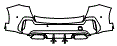 2026 BMW X1 XDRIVE28I M SPORT Rear Bumper Kit