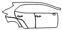 2023 Toyota GR Corolla Circuit Edition Door and Rear Fender Kit - PPF