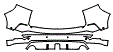 2024 Ford Edge Titanium Rear Bumper Kit - PPF