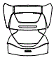 2025 Ferrari 296 GTS Trunk Lid and Engine Cover Kit - PPF
