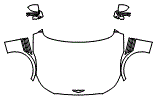 2025 Genesis G90 Full Hood, Fender and Mirror Kit - PPF