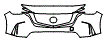 2025 Mazda CX-90 (US) Bumper Kit - PPF