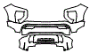 2023 GMC Canyon AT4X Bumper Kit - PPF