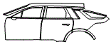 2025 Cadillac Lyriq Luxury Door and Rear Fender Kit - PPF