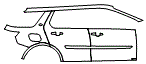 2020 Land Rover Discovery Sport Door and Rear Fender Kit - PPF