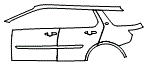 2023 Land Rover Discovery Sport Door and Rear Fender Kit - PPF