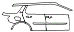 2024 Land Rover Discovery Sport Door and Rear Fender Kit - PPF