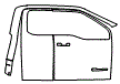 2023 Ford F-250 Door and A-Pillar Kit - PPF