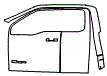 2023 Ford F-350 Door and A-Pillar Kit - PPF