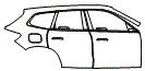 2023 BMW X1 Door and Rear Fender Kit - PPF