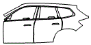 2023 BMW X1 Door and Rear Fender Kit - PPF