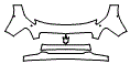 2024 Maserati GranTurismo Modena Bumper Kit - PPF