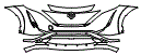 2024 Nissan Ariya PREMIERE Bumper Kit - PPF