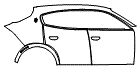 2024 Maserati Grecale Door and Rear Fender Kit - PPF