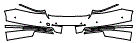 2026 GENESIS G90 3.5T E-SC PRESTIGE BLACK AWD  Rear Bumper Kit