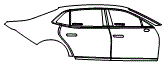 2024 Genesis G90 Door and Rear Fender Kit - PPF