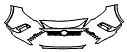 2025 Lexus RX  Luxury Bumper Kit - PPF