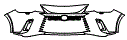 2025 Lexus RX  Premium+ Bumper Kit - PPF
