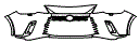 2023 Lexus RX  Base Bumper Kit - PPF