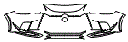 2025 Lexus RX Bumper Kit - PPF
