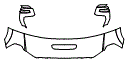 2023 Ram 2500  Limited Hood, Fender and Mirror Kit