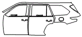 2024 Toyota Sequoia TRD Pro Door and Rear Fender Kit