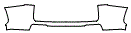 2023 Toyota Sequoia TRD Pro Rear Bumper Kit - PPF
