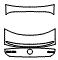 2023 Mercedes Benz EQS Sedan 450 4MATIC Base Trunk Lid Kit - PPF