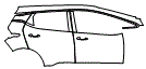 2022 Chevrolet Bo2016 Door and Rear Fender Kit - PPF