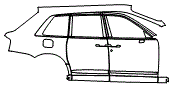 2023 Rolls Royce Cullinan Door and Rear Fender Kit - PPF