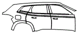 2025 BMW XM Door and Rear Fender Kit - PPF