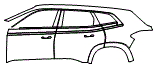 2025 BMW XM Door and Rear Fender Kit - PPF