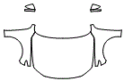 2020 Mazda MAZDA3 Sedan Preferred Full Hood, Fender and Mirror Kit - PPF