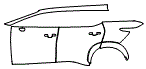 2023 Lexus RZ Door and Rear Fender Kit - PPF