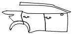 2023 Lexus RZ Door and Rear Fender Kit - PPF