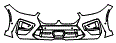 2024 BMW X5 M Competition Bumper Kit - PPF