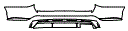2024 Hyundai Palisade Rear Bumper Kit - PPF