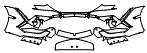 2025 Lamborghini Revuelto Bumper Kit - PPF