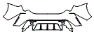 2024 Lexus RC F Rear Bumper Kit - PPF