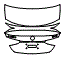 2023 Mercedes Benz C-Class Sedan Trunk Lid Kit - PPF